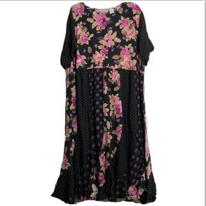 VTG plus class Floral patchwork Dress